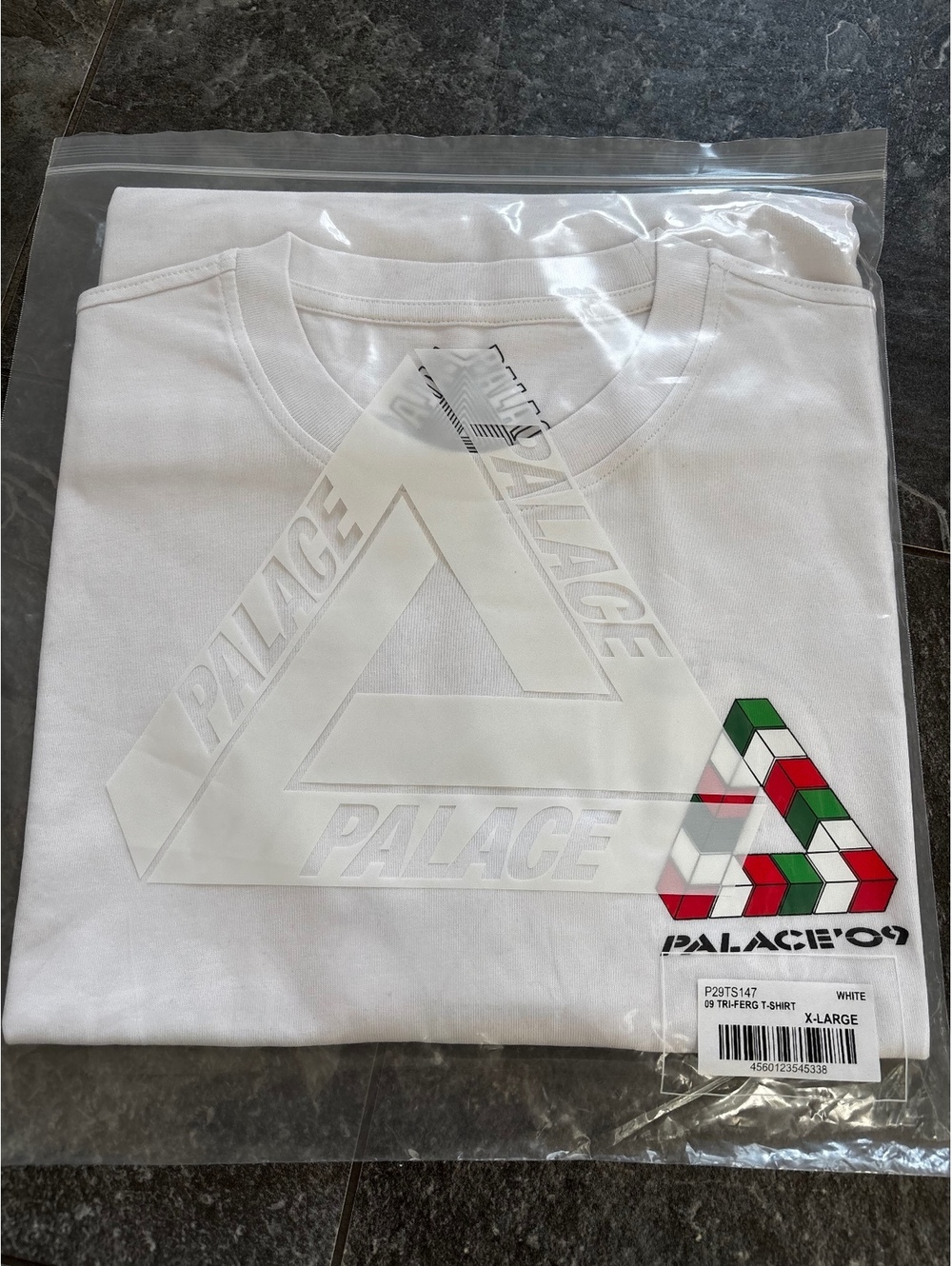 Palace 09 Tri-Ferg Football T-Shirt White XL